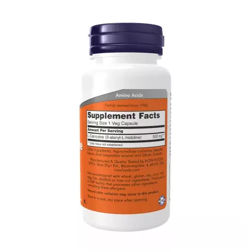 Now Foods L-Carnosine 500 mg 50 Veg Kapszula