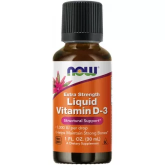 Now Foods D-3 csepp Extra erős 1000NE/csepp 30ml
