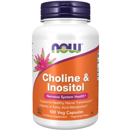 NOW Choline & Inositol 500 mg 100 Veg kapszula( kolin)