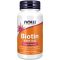 NOW Biotin 5000 mcg - 60 Veg Capsules