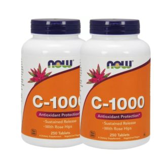   NOW C-vitamin 1000 mg 2x250 tabletta Elnyújtott felszívódású
