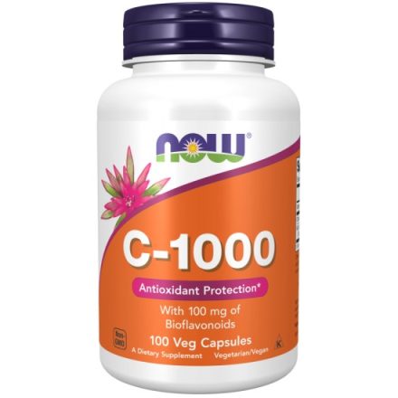 NOW C-vitamin1000 mg  bioflavonoiddal és rutinnal 100 kapszula