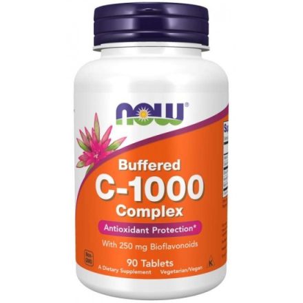 NOW C-vitamin 1000  Buffered - 90 db gyomorkímélő tabletta