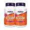 Now Foods C-vitamin 1000 Buffered - gyomorkímélő 2x90 db tabletta csomagban olcsóbb!