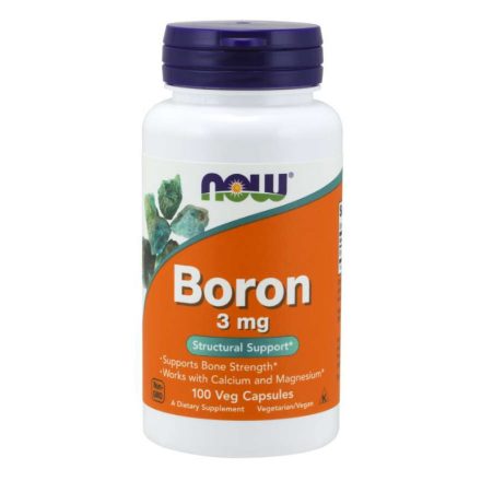 NOW Boron 3 mg 100 db bór vegán kapszula
