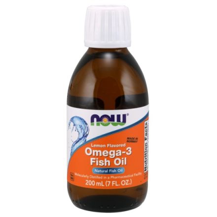 NOW Omega-3 Fish Oil Citromos halolaj
