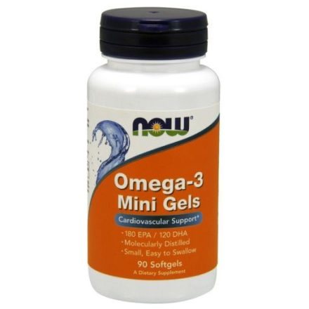 NOW Omega-3 Mini Gels 90 softgels