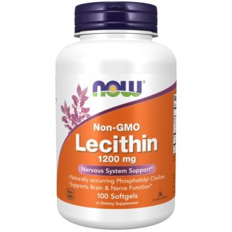 NOW Lecithin 1200 mg - 100 db lágyzselatin kapszula