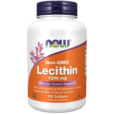 NOW Lecithin 1200 mg - 100 db lágyzselatin kapszula
