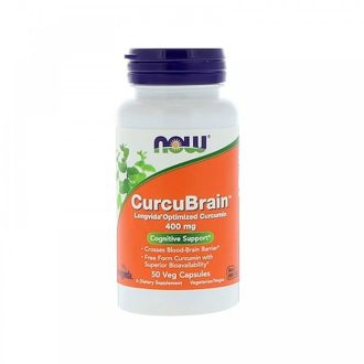 NOW CurcuBrain 400mg 50veg kurkumin kapszula