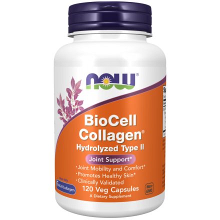 NOW BioCell Collagen® Hydrolyzed Type II - 120 Veg Capsules