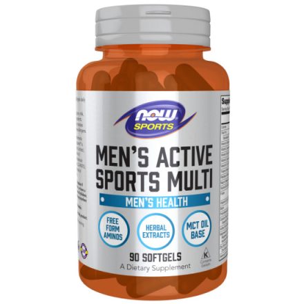 NOW Mens Active Sports Multi Vitamin 90 lágyzselatin kapszula