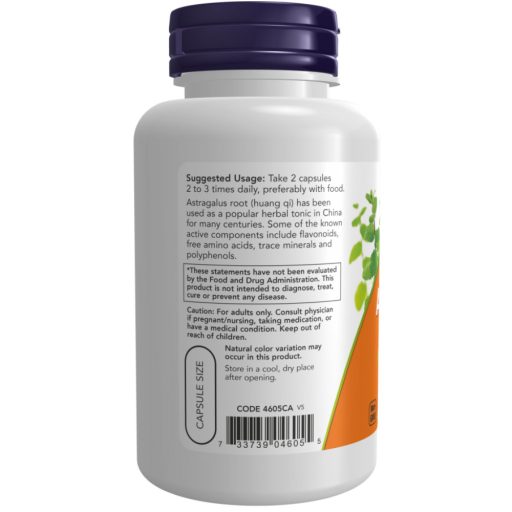Now Foods Astragalus 500 mg 100 vegán kapszula