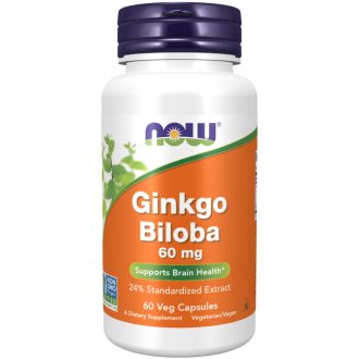 Now Foods Ginkgo Biloba 60mg 60 db kapszula