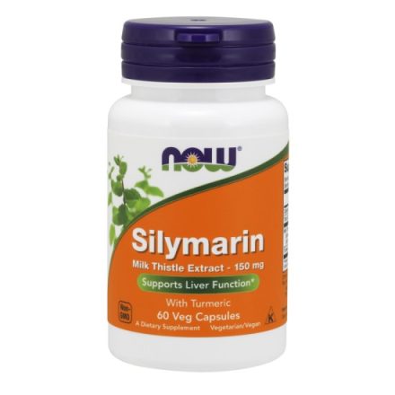 Silymarin (máriatövis) 150 mg 60 kapszula Now Foods
