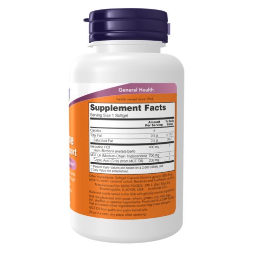 Now Foods Berberine Glucose Support 60 lágyzselatin kapszula